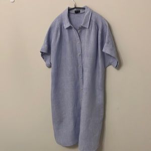Medium J Crew Baird McNutt Irish linen shirt dress